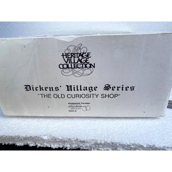 Deptment 56 Dickens Village Series The Old Curiosity Shop & Rare Book Store #590 - Picture 6 of 7